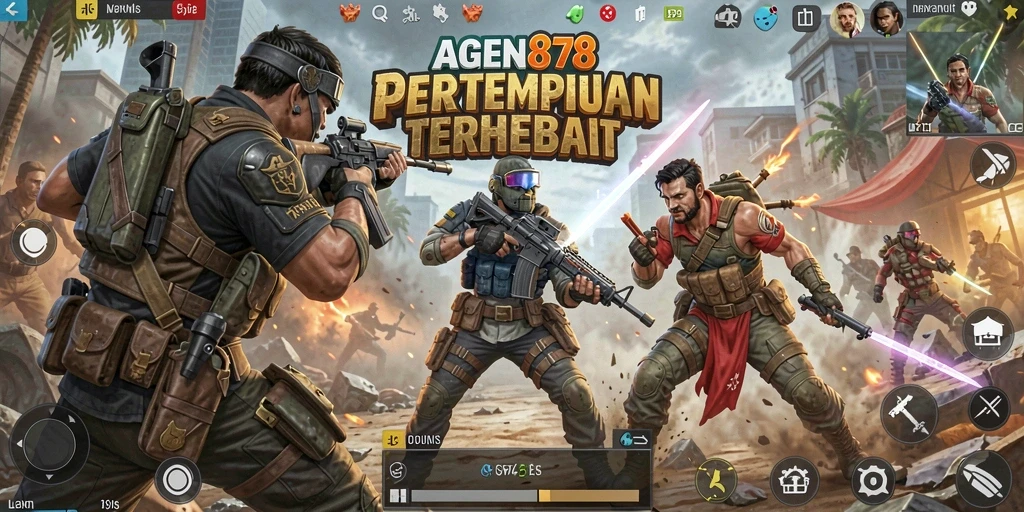 Tampilan gameplay seru dalam AGEN878 yang menantang adrenalin.