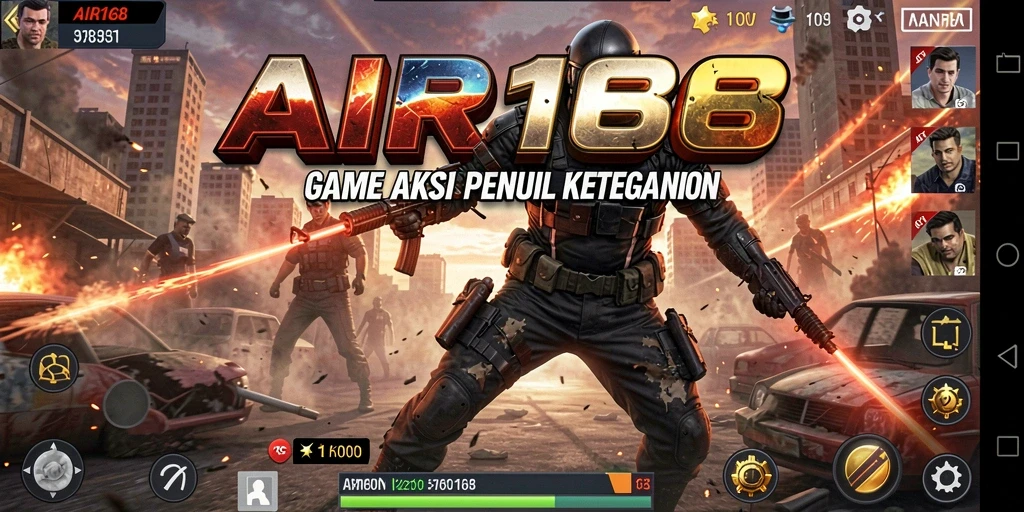 Gameplay seru AIR168 dengan aksi intens dan grafis memukau.