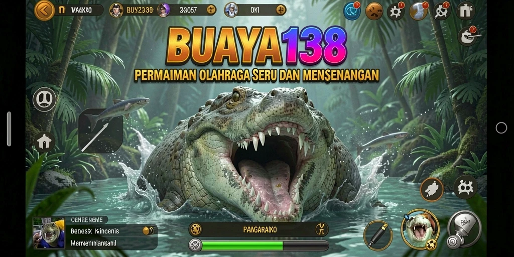 Tampilan menarik gameplay olahraga di BUAYA138 dengan karakter dan lapangan yang memukau.