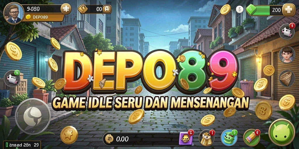 Tampilan gameplay DEPO89 yang menarik dan menenangkan.