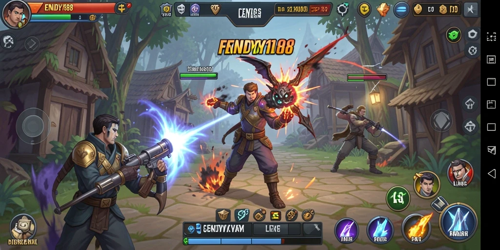 Tangkapan layar gameplay FENDY188 dengan strategi yang menegangkan.