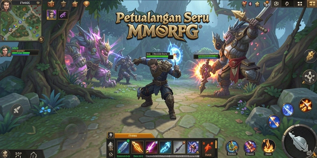 Screenshot utama FW66 menampilkan aksi seru dalam gameplay MMORPG.