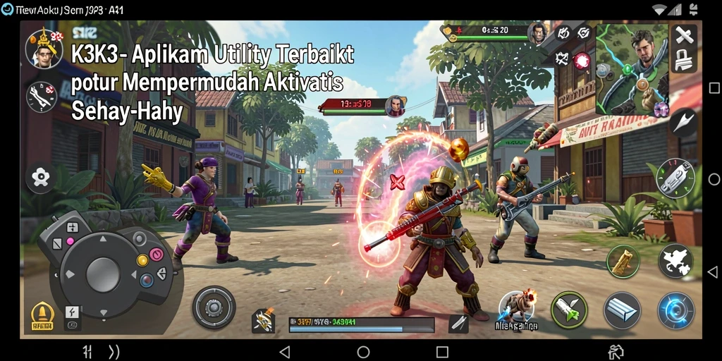Tampilan antarmuka utama K3K3 yang sederhana dan fungsional.