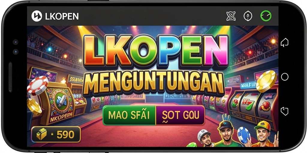 Tampilkan gameplay LKOPEN yang seru dan penuh warna.