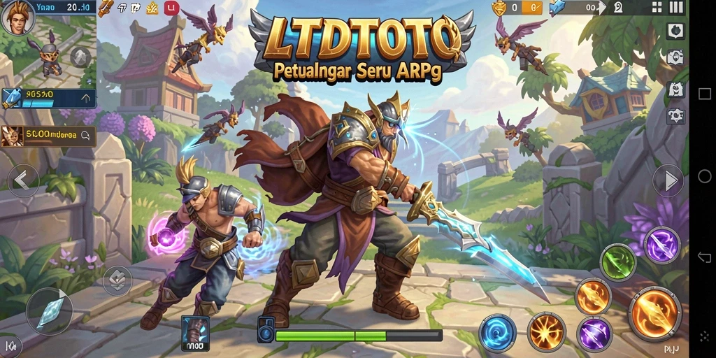 Tampilan gameplay LTDTOTO yang penuh aksi dan petualangan.