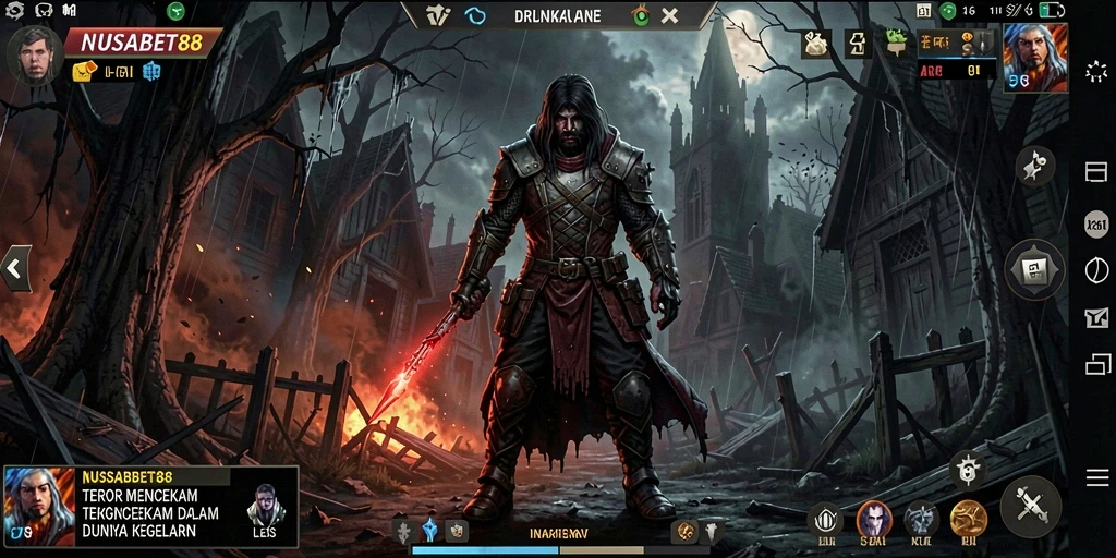 Gameplay Horror yang mengerikan dan menegangkan.