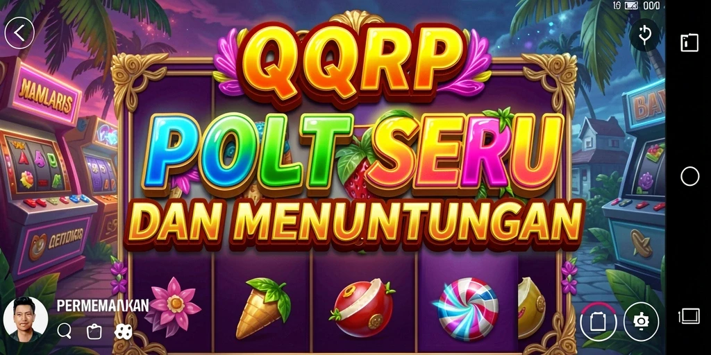 Screenshot gameplay QQRP menampilkan mesin slot dengan grafis menarik dan fitur bonus.