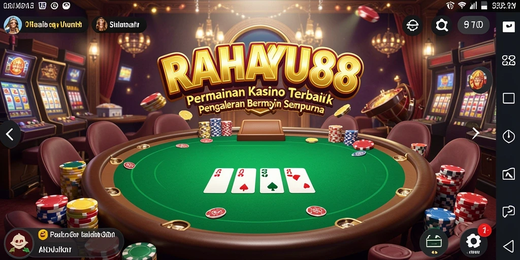 Tampilan gameplay menarik dari RAHAYU88 yang membawa suasana Kasino ke genggaman tangan.
