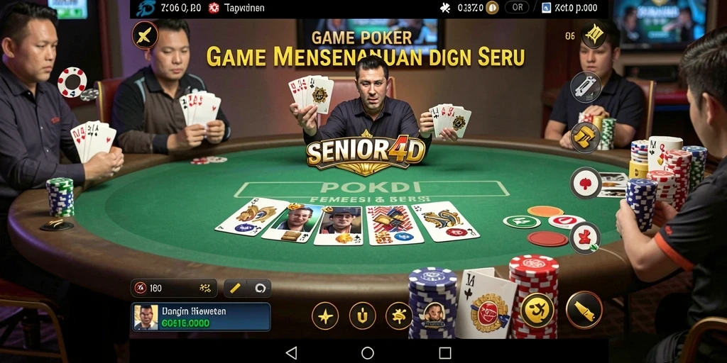 Tampilan gameplay SENIOR4D yang menarik dan interaktif.