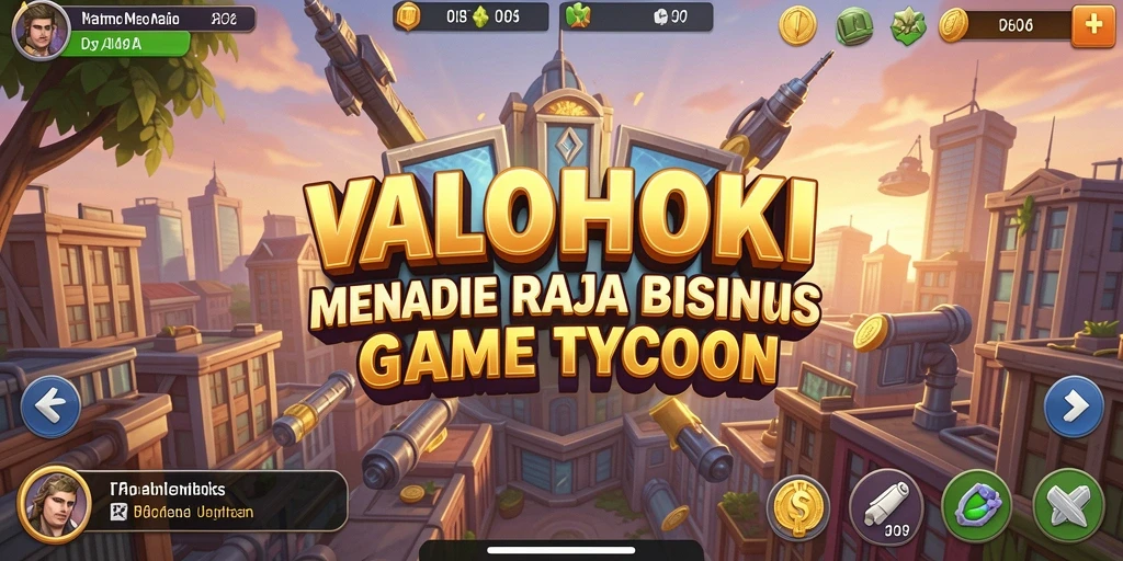 Screenshot VALOHOKI menampilkan grafis gameplay Tycoon yang menarik.