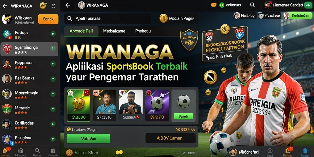 Tampilan gameplay yang menarik dari aplikasi WIRANAGA.